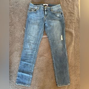 CAbi Distressed Boyfriend Jeans Size 4